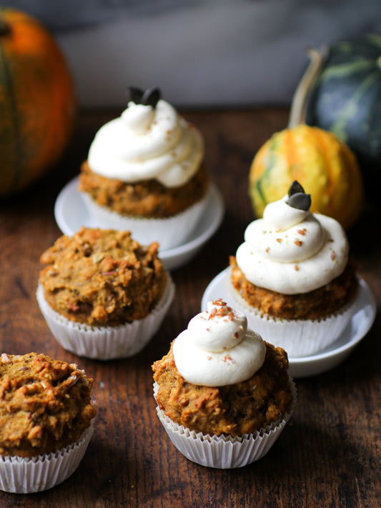 Kürbis Cupcakes
