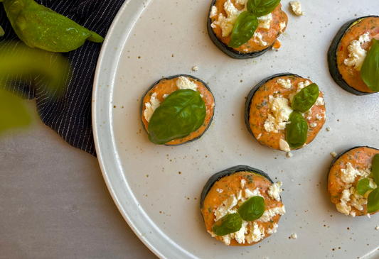 Zucchini Pizzen
