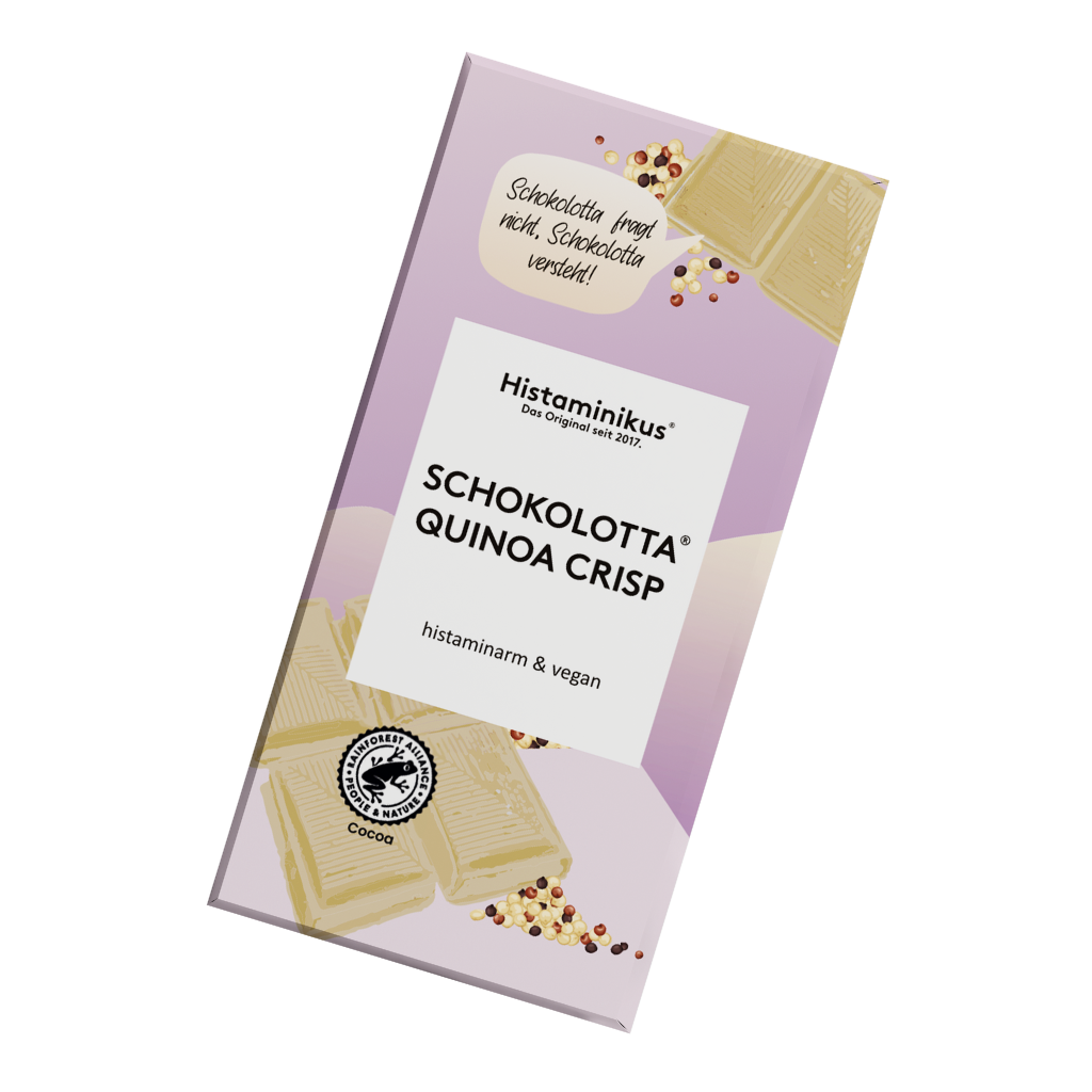 Alles klar – die Datei **Schokolotta® Quinoa Crisp** wurde erfolgreich hochgeladen. Falls du eine Beschreibung, einen Alt-Text, eine Zutatenübersicht oder einen Vergleich (wie bei Bianco) möchtest, sag mir einfach Bescheid.
