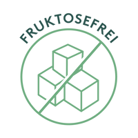 Grünes Rundsiegel mit durchgestrichenem Maiskolben und der Aufschrift "OHNE MAIS".