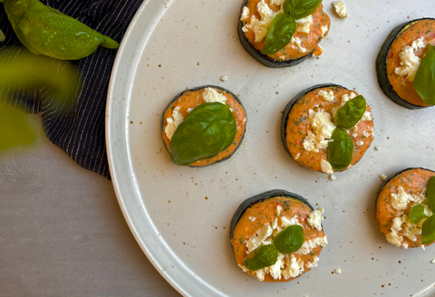 Zucchini Pizzen