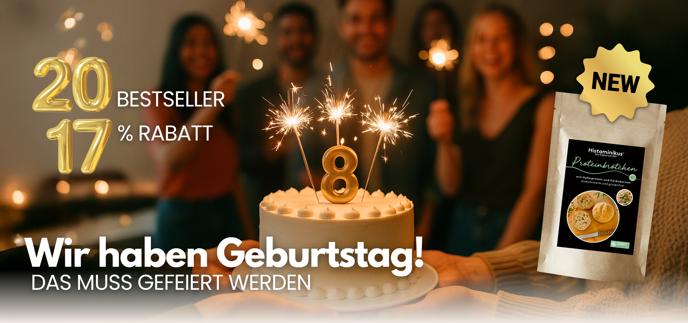 Translation missing: en.Wir haben Geburtstag! 20 Bestseller 17% Rabatt