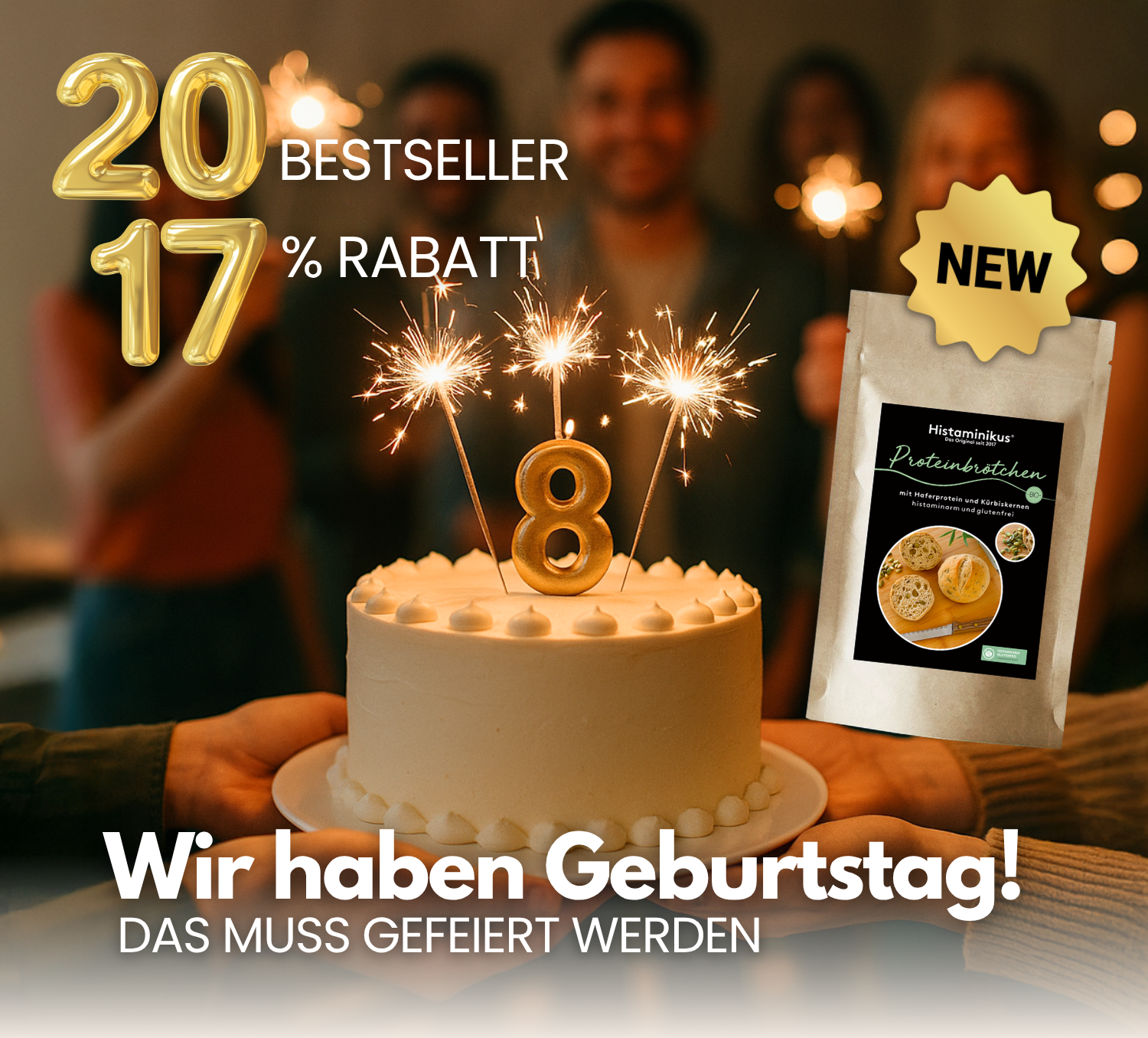 Translation missing: en.Wir haben Geburtstag! 20 Bestseller 17% Rabatt
