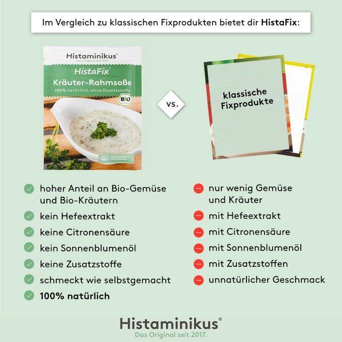 HistaFix Bio Kräuter-Rahmsoße, 4er Bundle