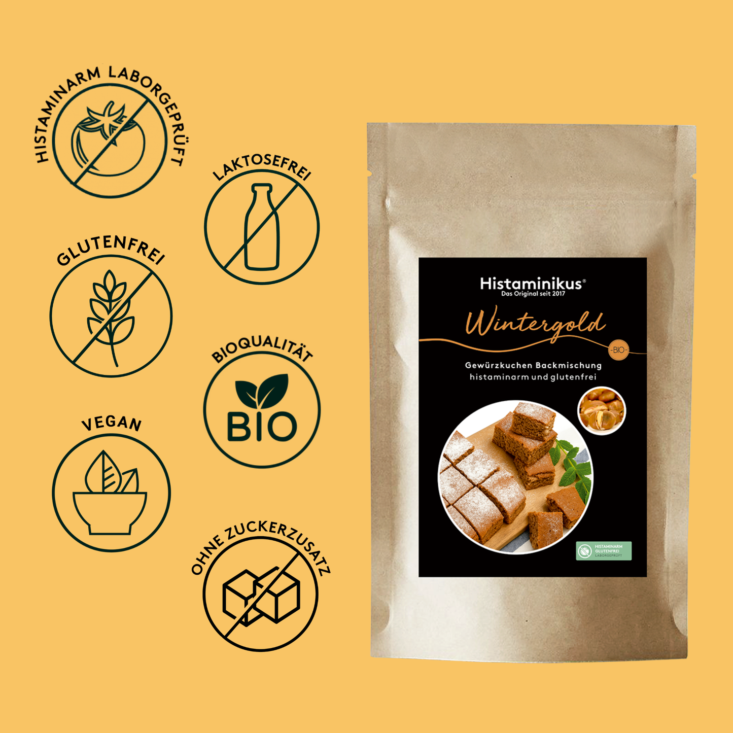 Wintergold Gewürzkuchen Bio