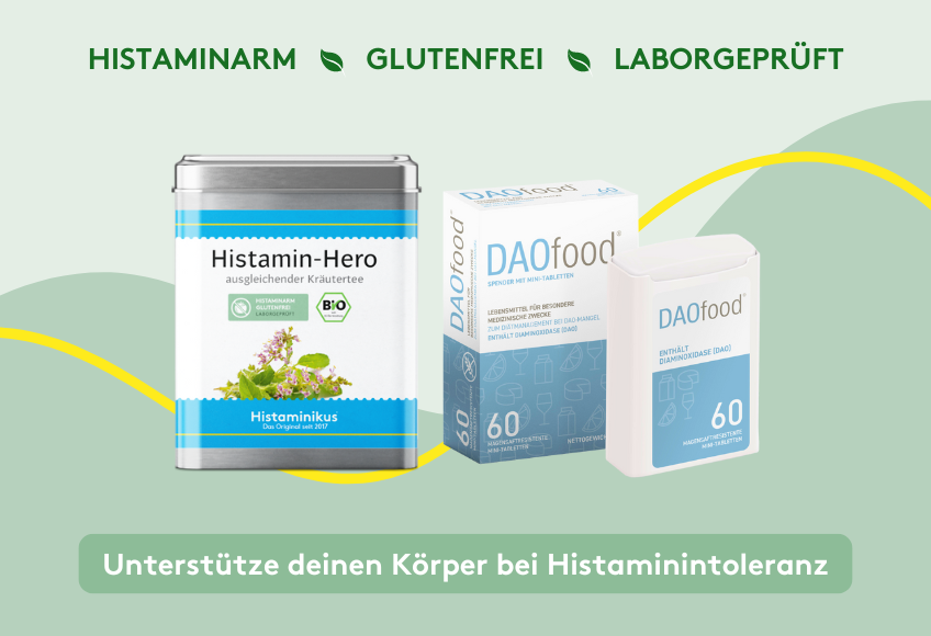 Alcohol and histamine intolerance