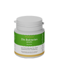 Dose „Die Bakterien sensitiv“ von HistaBalance® mit grünem Etikett. Enthält 80 g Pulver zur Unterstützung bei histaminarmer Ernährung, mit L-Glutamin und 8 probiotischen Bakterienstämmen.