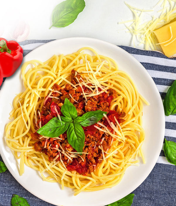 Gericht Spaghetti Bolognese